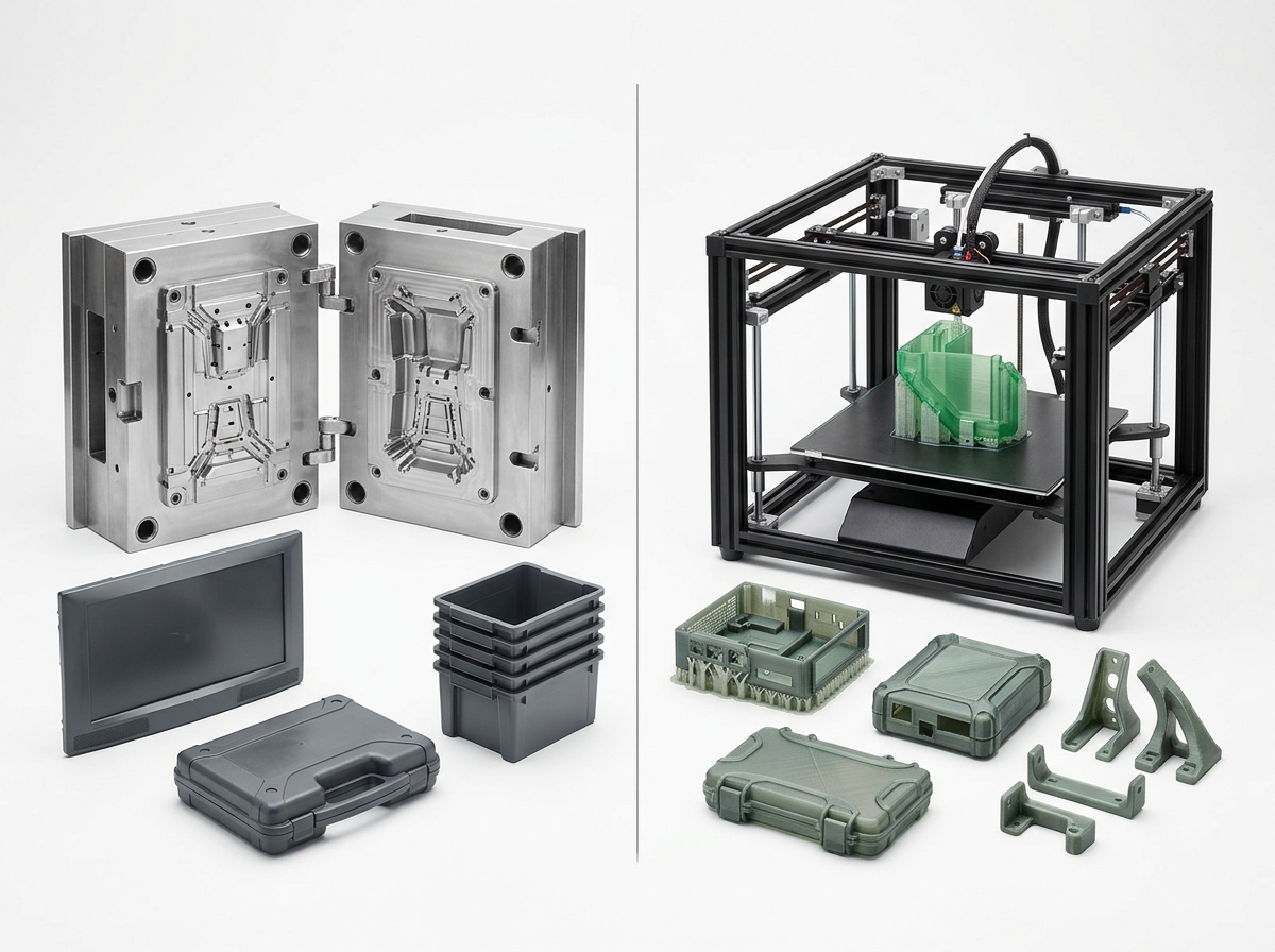 Custom Plastic Product Manufacturing vs 3D Printing: Which Is Better?